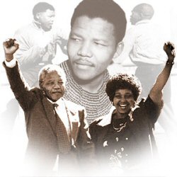 Winnie et Nelson Mandela