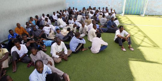 mercenaires sub saharien prisonnier en Libye